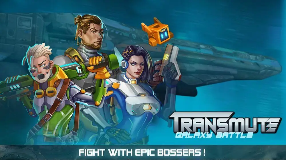 Screenshot of the Transmute: Galaxy Battle game