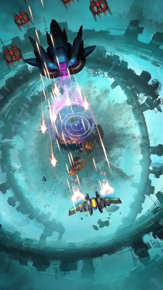Screenshot of the Transmute: Galaxy Battle game