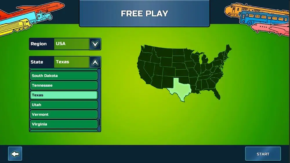 Screenshot of the Transport INC game