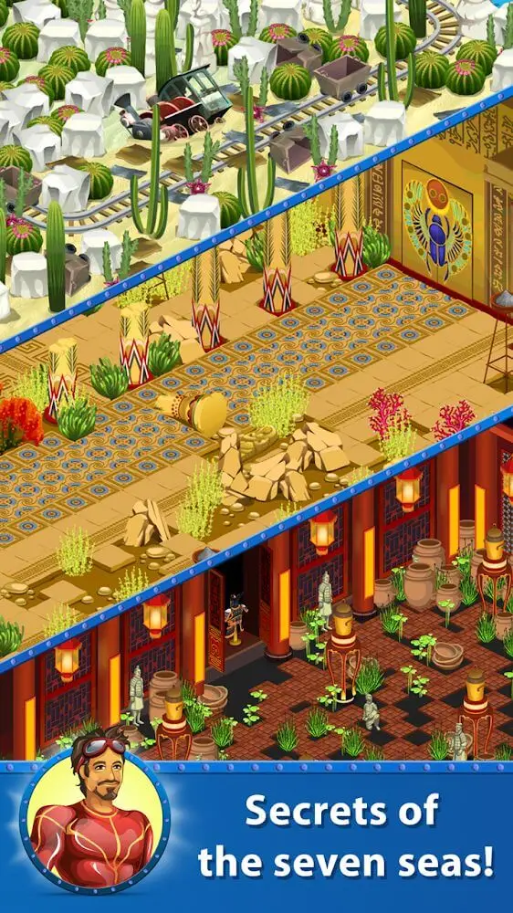 Screenshot of the Treasure Diving app