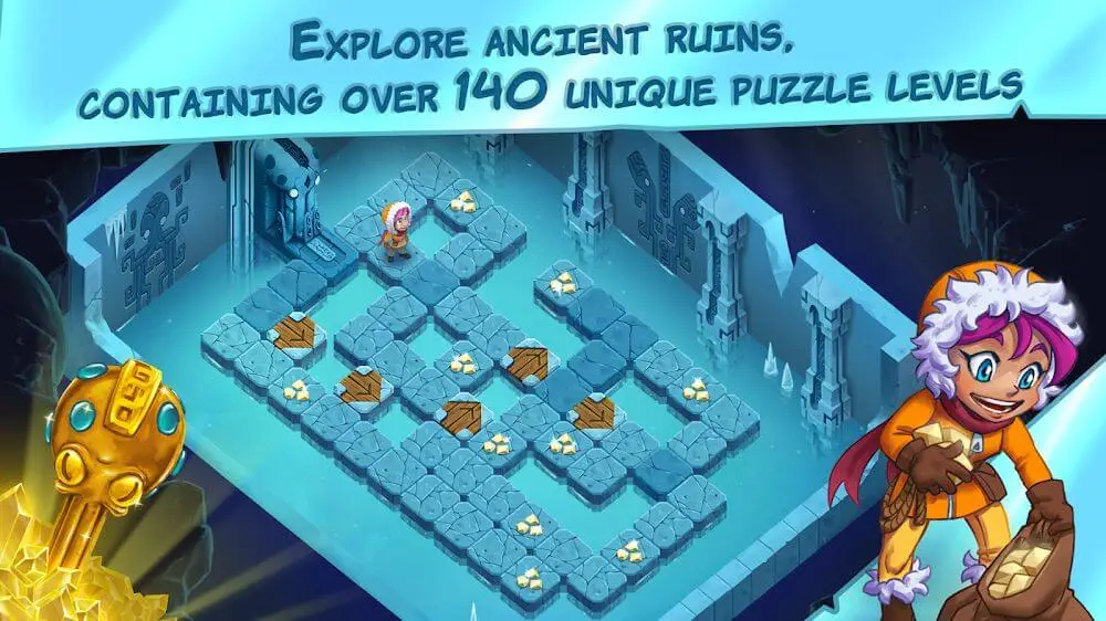 Screenshot of the Treasure Temples game