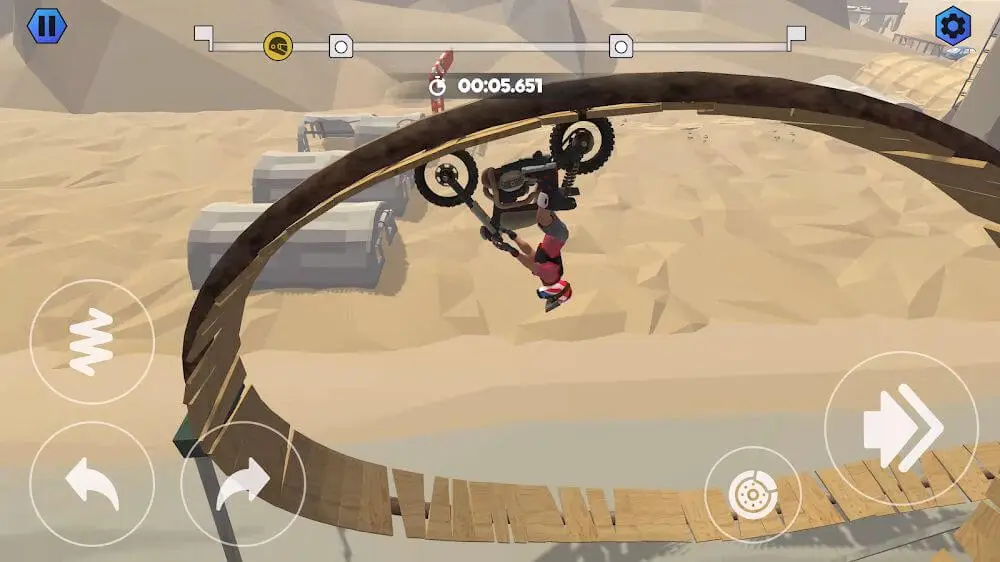 Screenshot of the Trial Xtreme Freedom game
