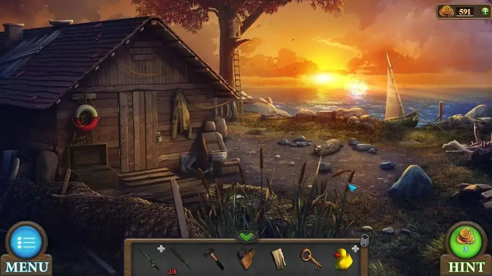 Screenshot of the Tricky Doors game