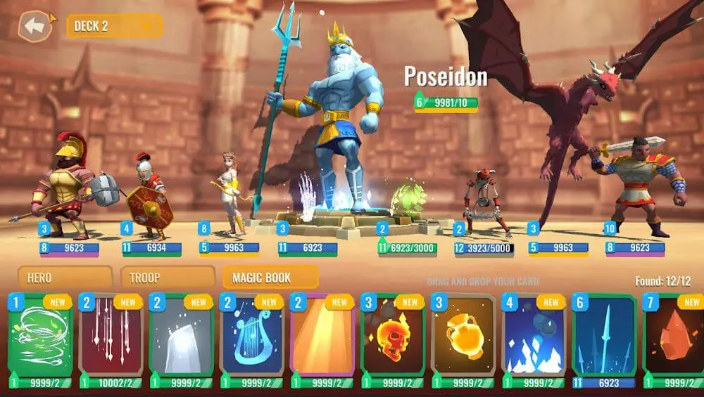 Screenshot of the Trojan War 2 game