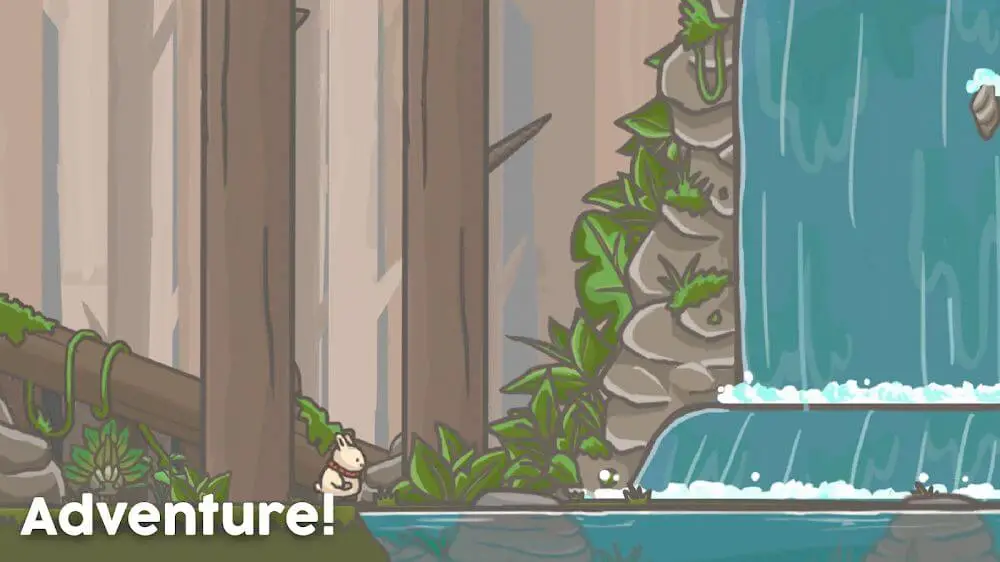 Screenshot of the Tsuki Adventure game