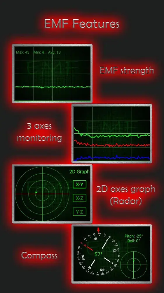 Screenshot of the Ultimate Ghost Detector app
