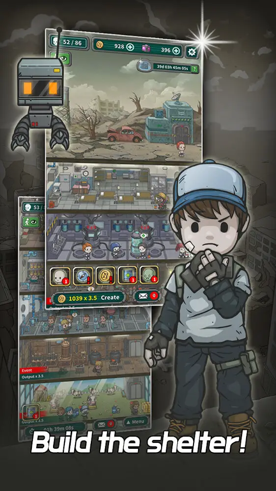 Screenshot of the Underworld: The Shelter app