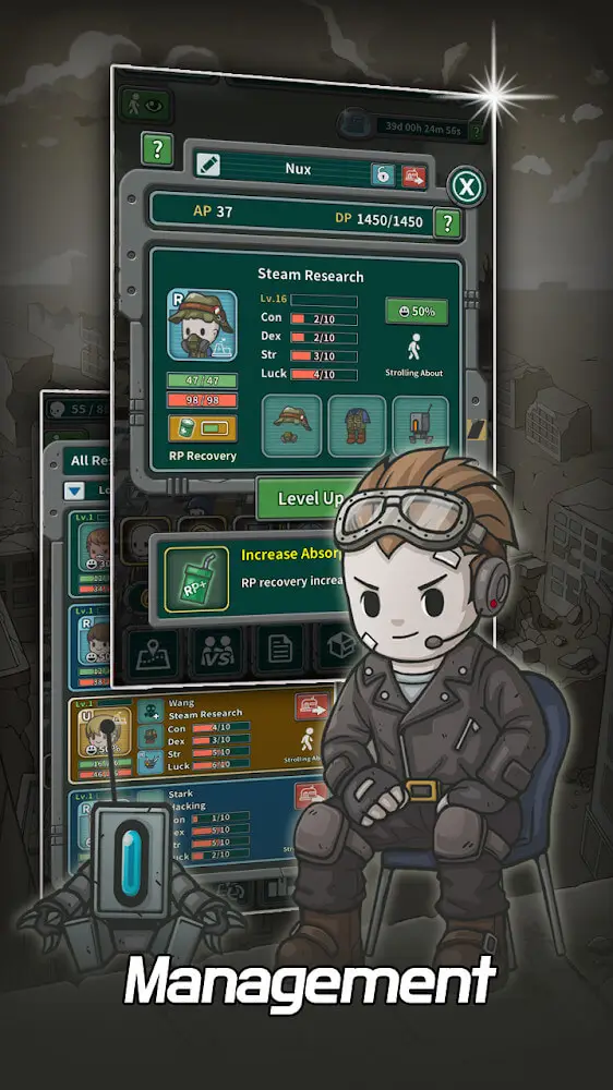 Screenshot of the Underworld: The Shelter app