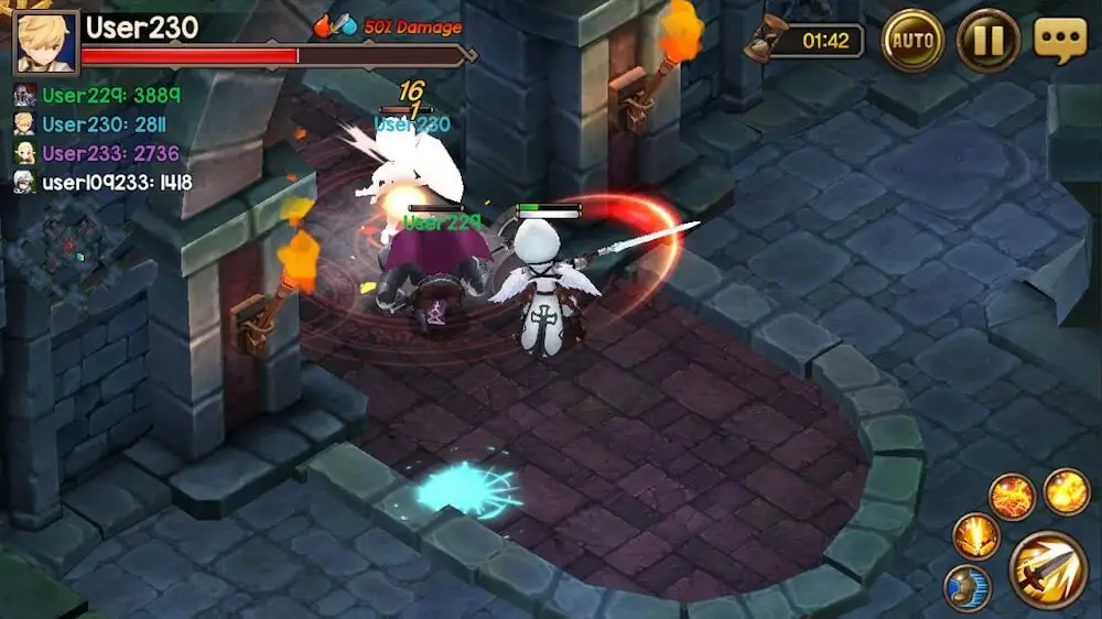 Screenshot of the Union League game