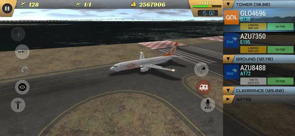 Screenshot of the Unmatched Air Traffic Control game