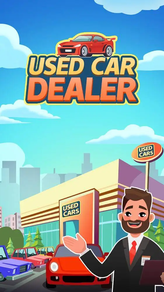 Screenshot of the Used Car Dealer Tycoon app