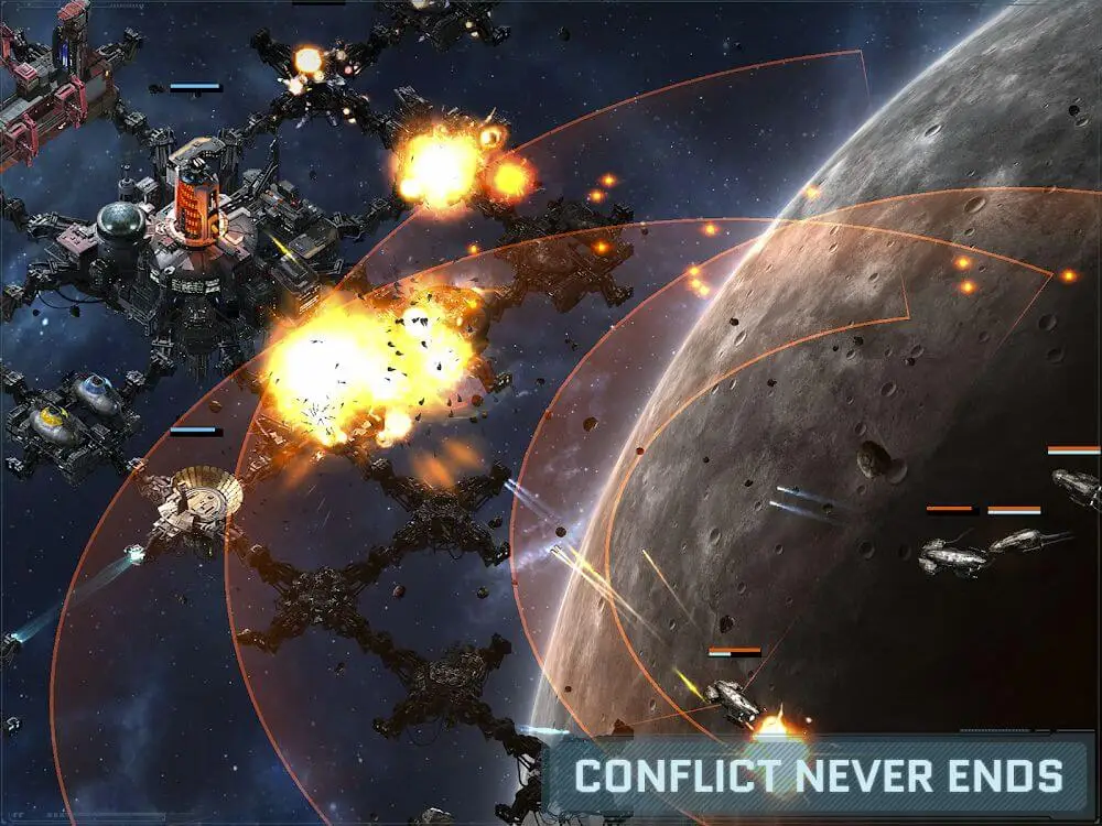 Screenshot of the VEGA Conflict game