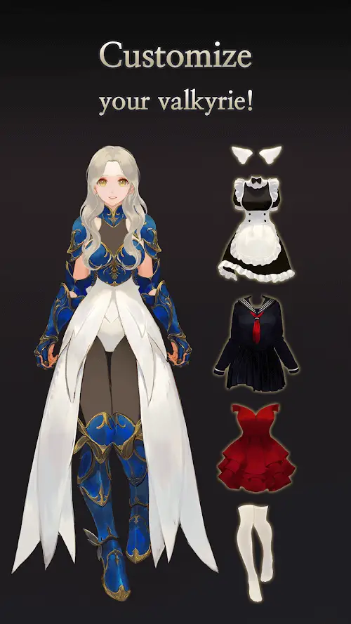 Screenshot of the Valkyrie Maker app