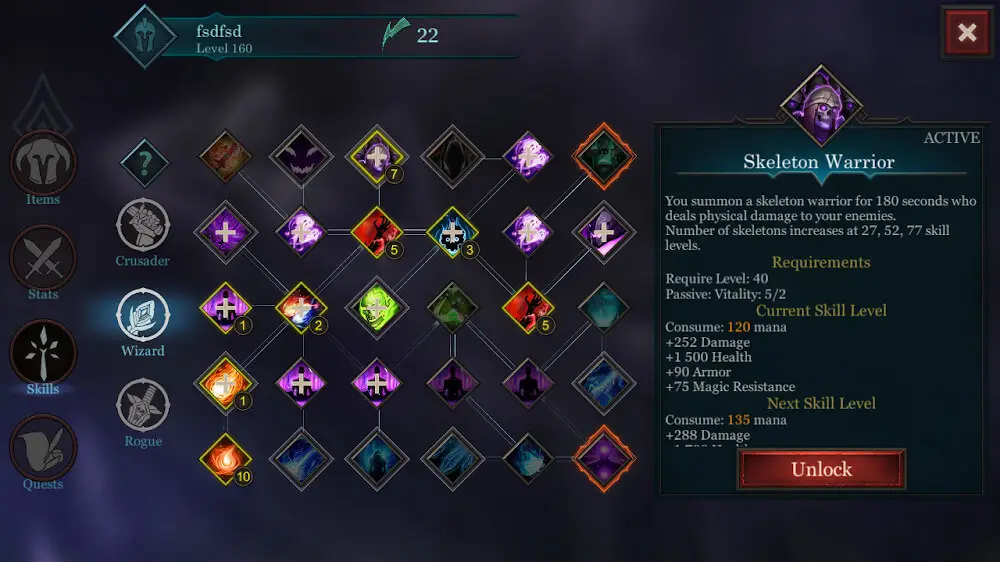 Screenshot of the Vengeance RPG game