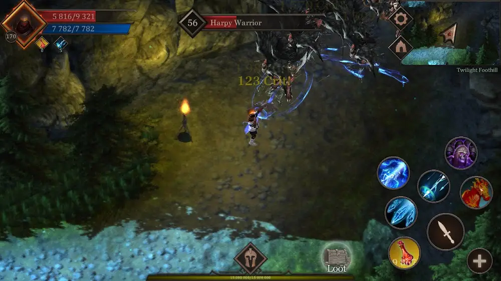 Screenshot of the Vengeance RPG 2D game