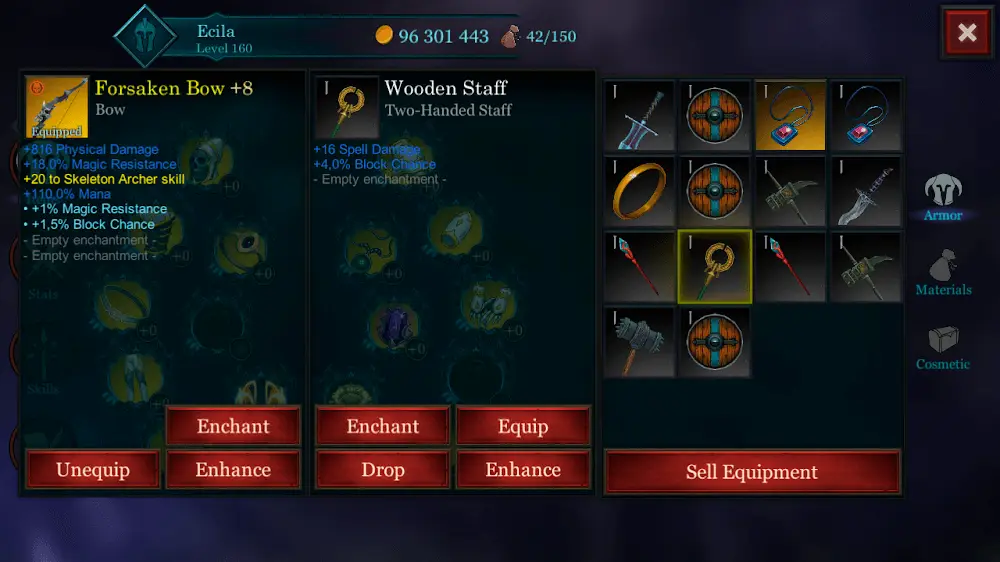 Screenshot of the Vengeance RPG 2D game