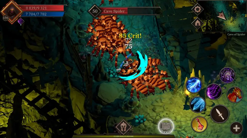 Screenshot of the Vengeance RPG 2D game