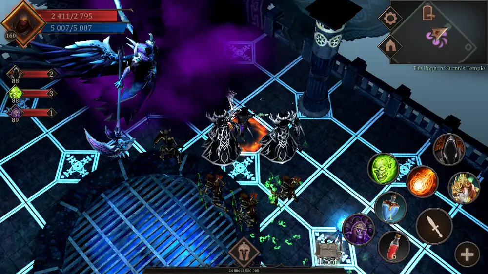 Screenshot of the Vengeance RPG game