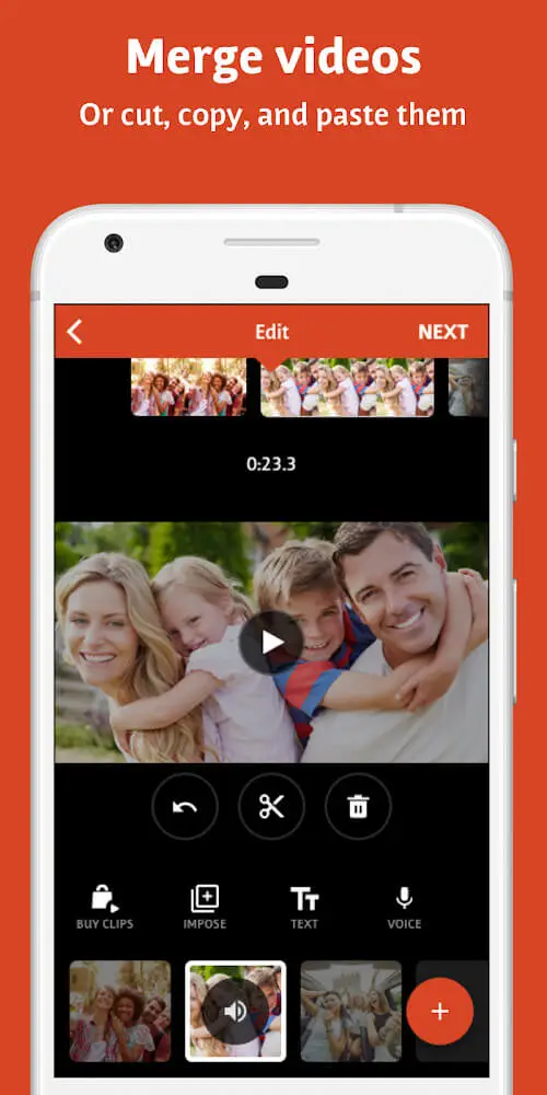 Screenshot of the Videoshop - Video Editor app