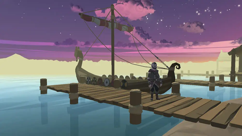 Screenshot of the Viking Wars game