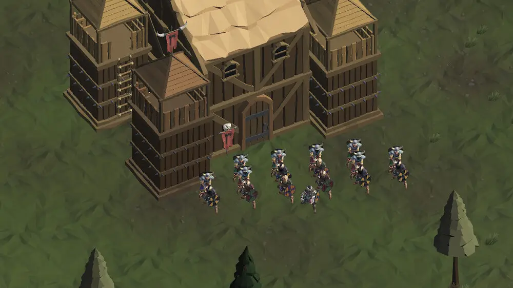 Screenshot of the Viking Wars game