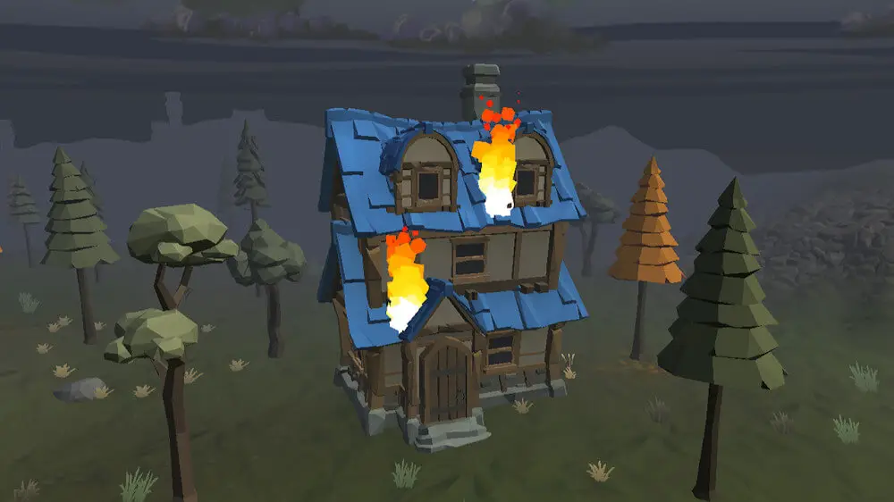 Screenshot of the Viking Wars game