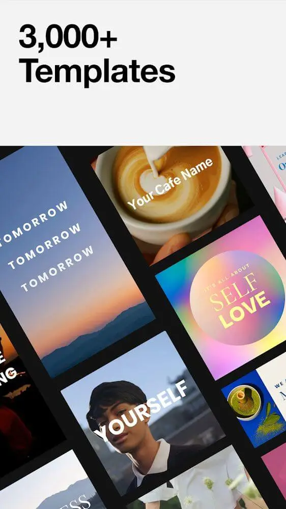 Screenshot of the Vimeo Create app