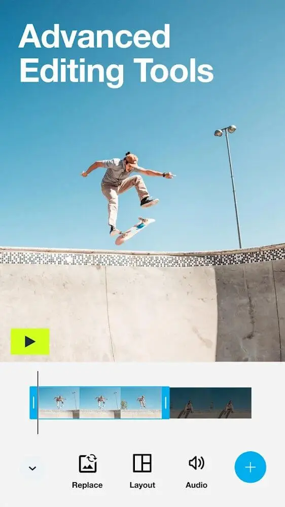 Screenshot of the Vimeo Create app