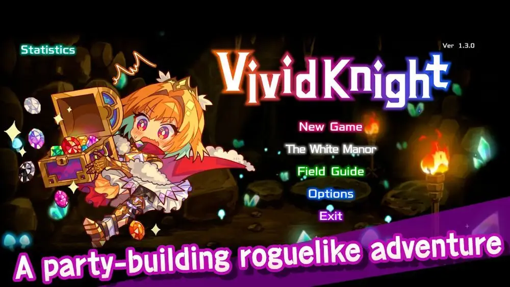Screenshot of the Vivid Knight game