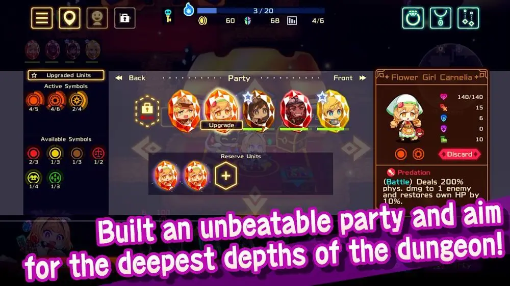 Screenshot of the Vivid Knight game