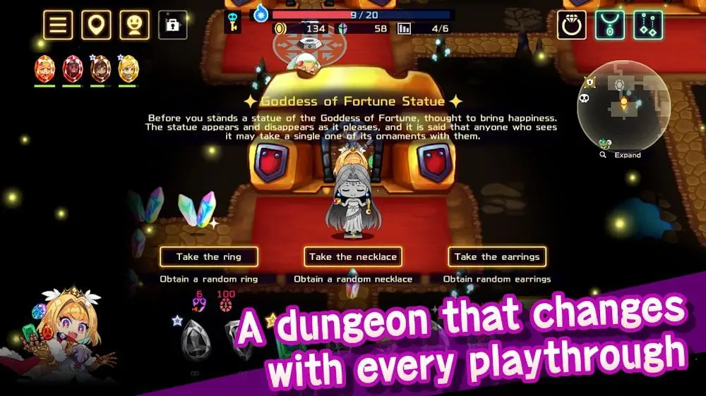 Screenshot of the Vivid Knight game