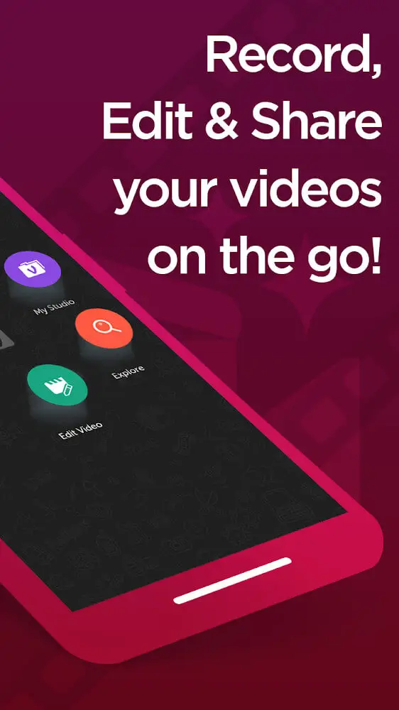 Screenshot of the Vizmato app