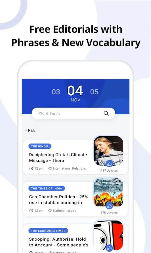 Screenshot of the Vocab App app