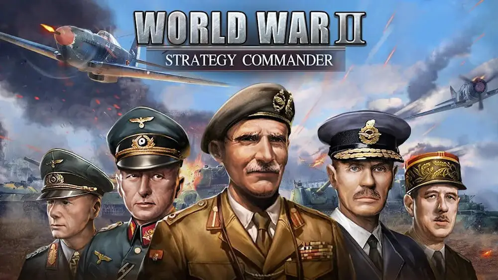 Screenshot of the WW2: War Strategy Commander Conquer Frontline game