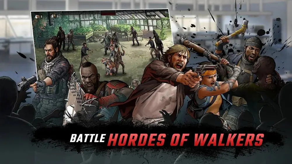 Screenshot of the Walking Dead: Road to Survival game