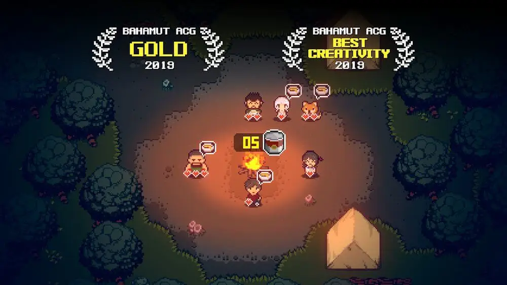 Screenshot of the Wanna Survive game