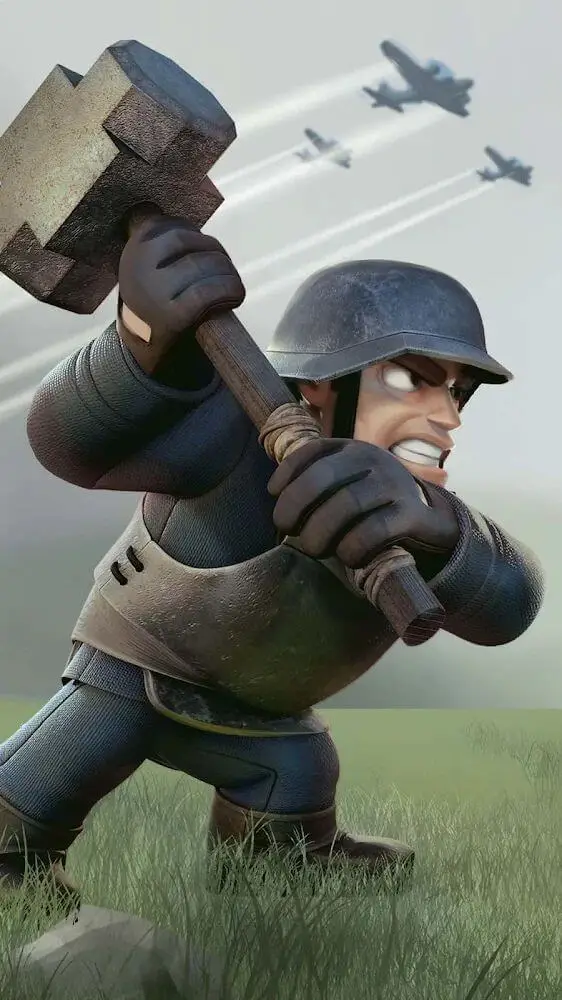 Screenshot of the War Heroes app
