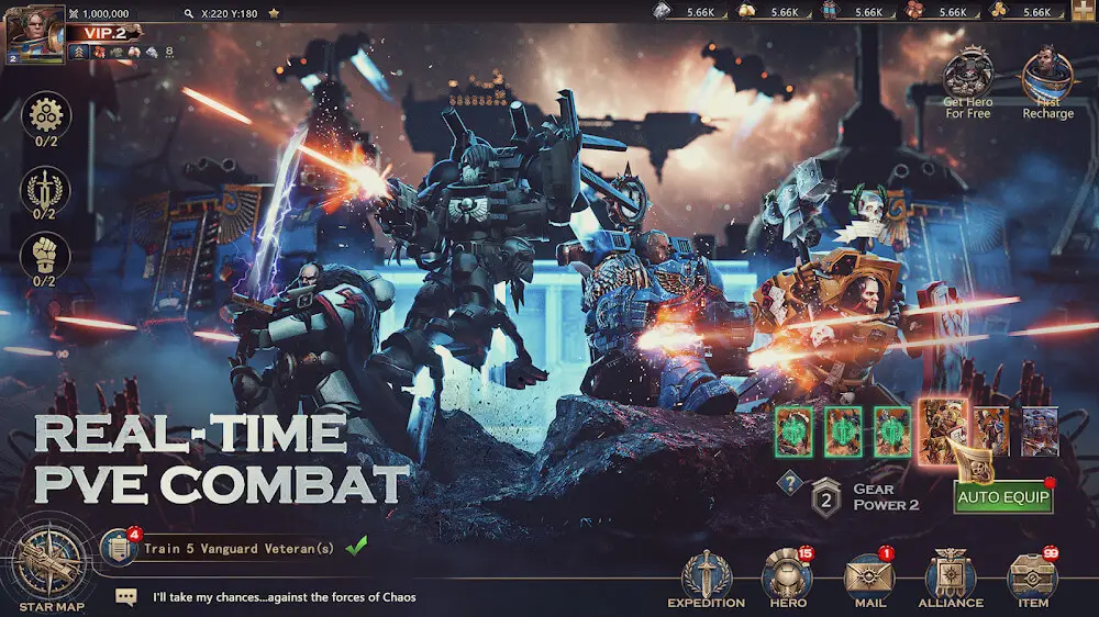 Screenshot of the Warhammer 40,000: Lost Crusade game