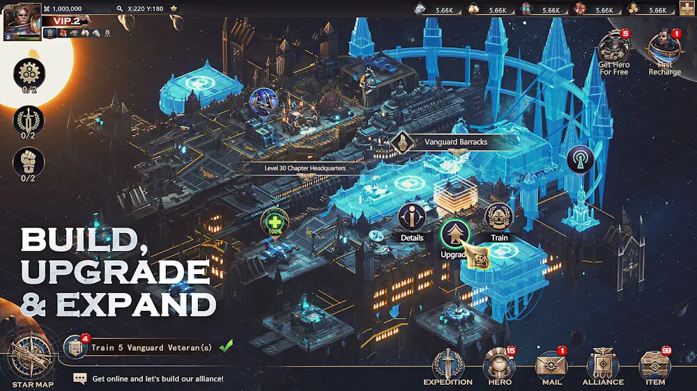Screenshot of the Warhammer 40,000: Lost Crusade game