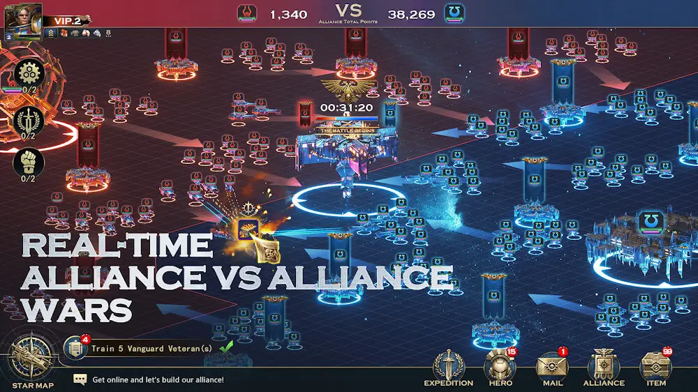 Screenshot of the Warhammer 40,000: Lost Crusade game