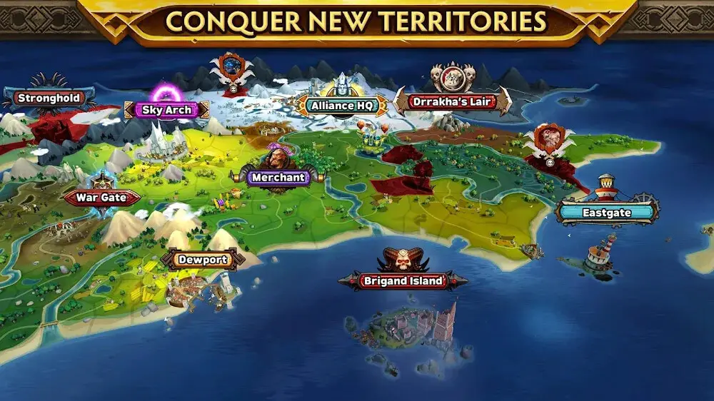 Screenshot of the Warlords of Aternum game