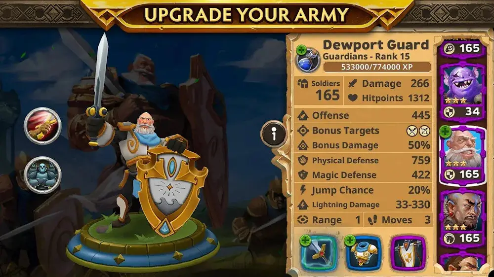Screenshot of the Warlords of Aternum game