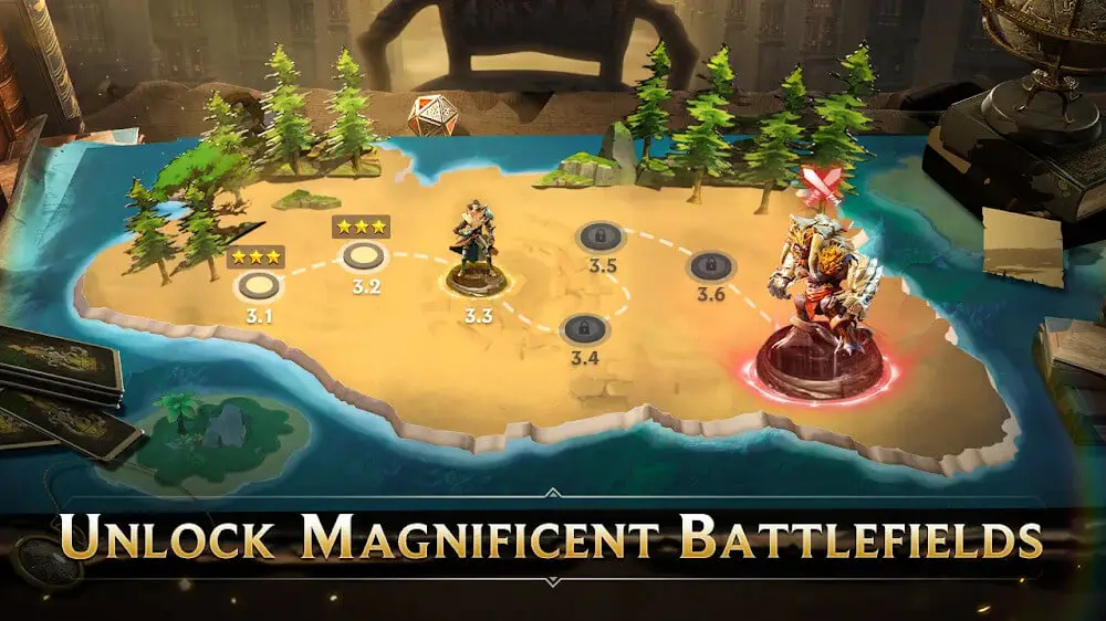 Screenshot of the Warriors of Destiny game