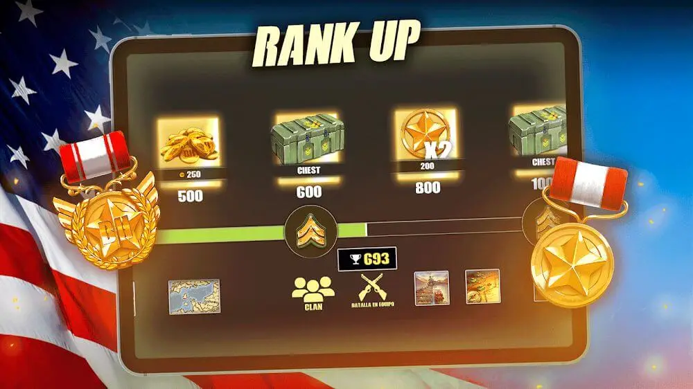 Screenshot of the Wartime Glory (War: Battle & Conquest) game