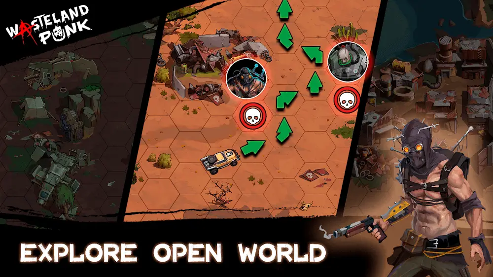 Screenshot of the Wasteland Punk game