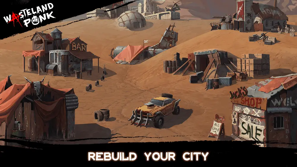 Screenshot of the Wasteland Punk game