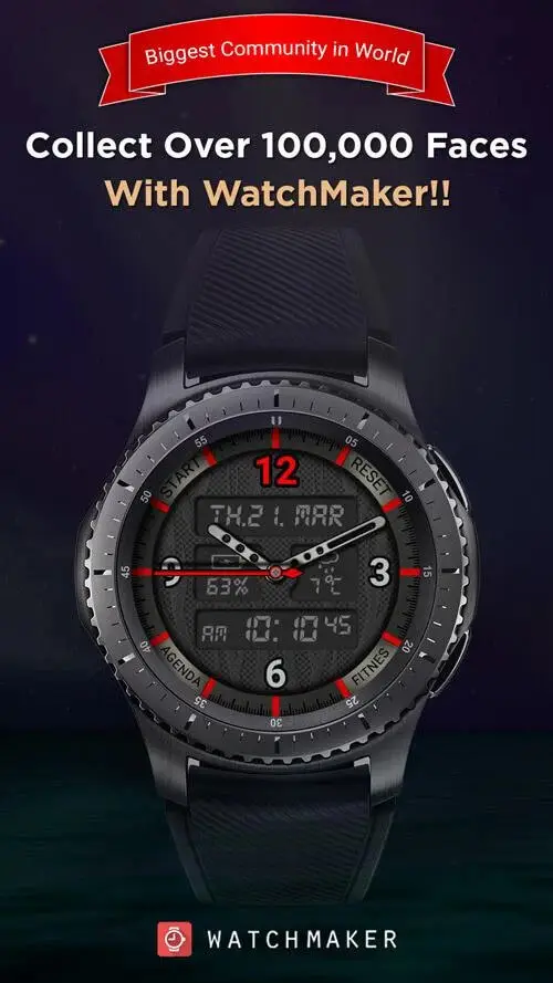 Screenshot of the WatchMaker app
