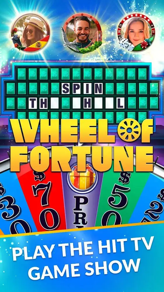 Screenshot of the Wheel of Fortune app