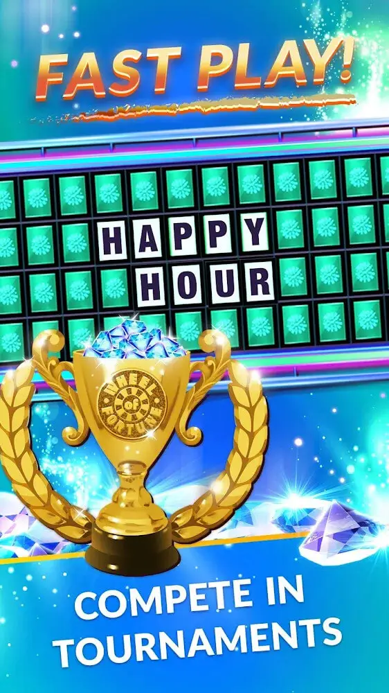 Screenshot of the Wheel of Fortune app