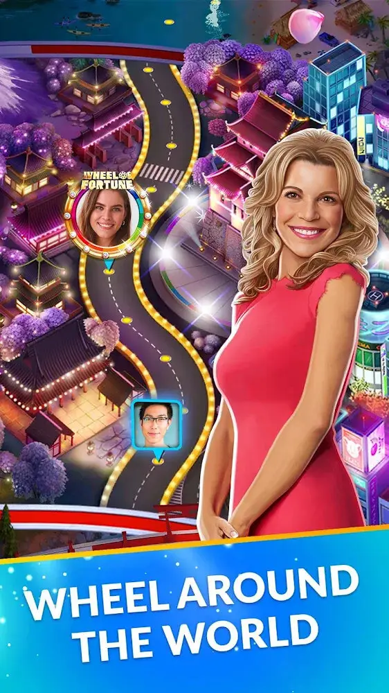 Screenshot of the Wheel of Fortune app